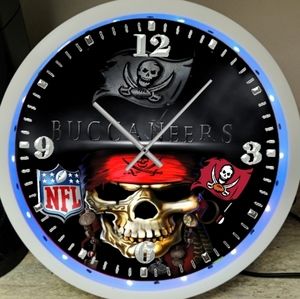 Buccaneers wall clock